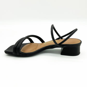 Vizzano 6454-108 Low Heel Sandal in Black